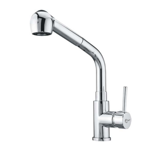 SINGLE LEVER SINK MIXER TABLE MOUNTED Flexible (Pull-Out Spout and Dual Flow)