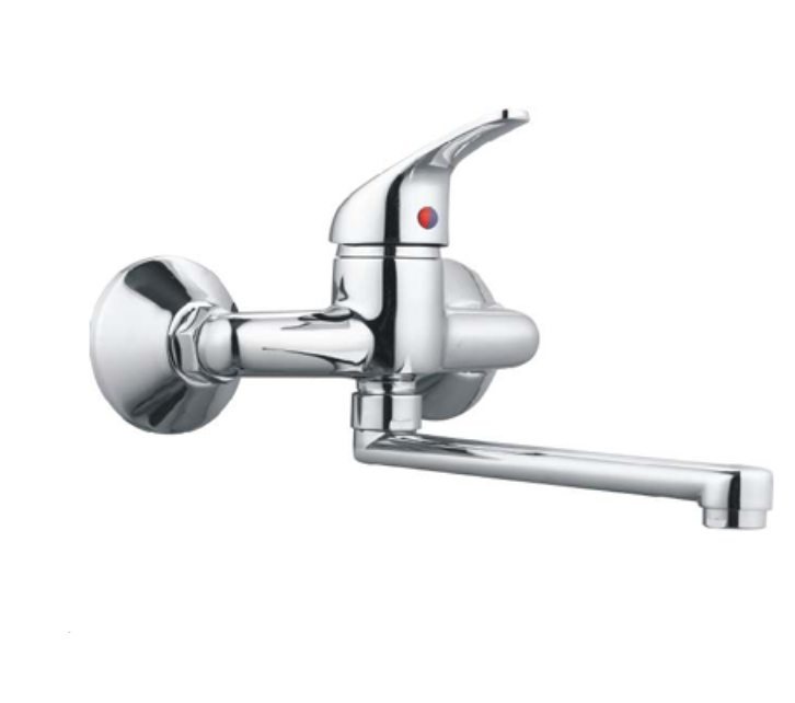 SINGLE LEVER SINK MIXER (Wall Mounted with Revolving Spout)